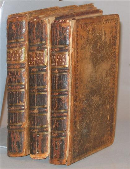 Appraisal: vols Lee Nathaniel The Works London mo contemp calf morocco