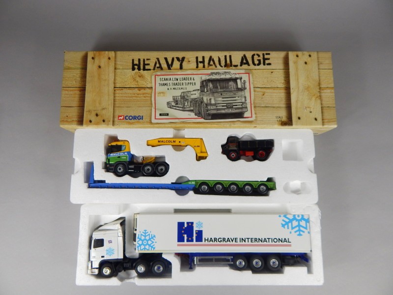 Appraisal: A limited edition Scandia low loader and Thames Trader tipper