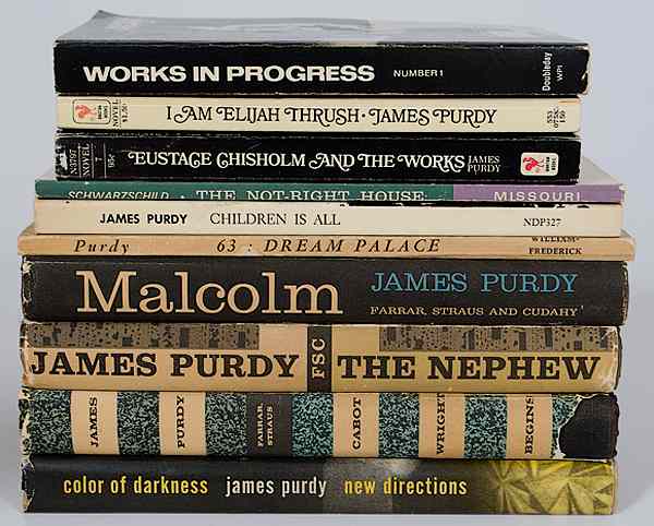 Appraisal: Lot of Books by James Purdy Most Signed Lot of