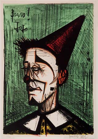 Appraisal: BERNARD BUFFET Mon Cirque Bravo Jo Jo Color lithograph x