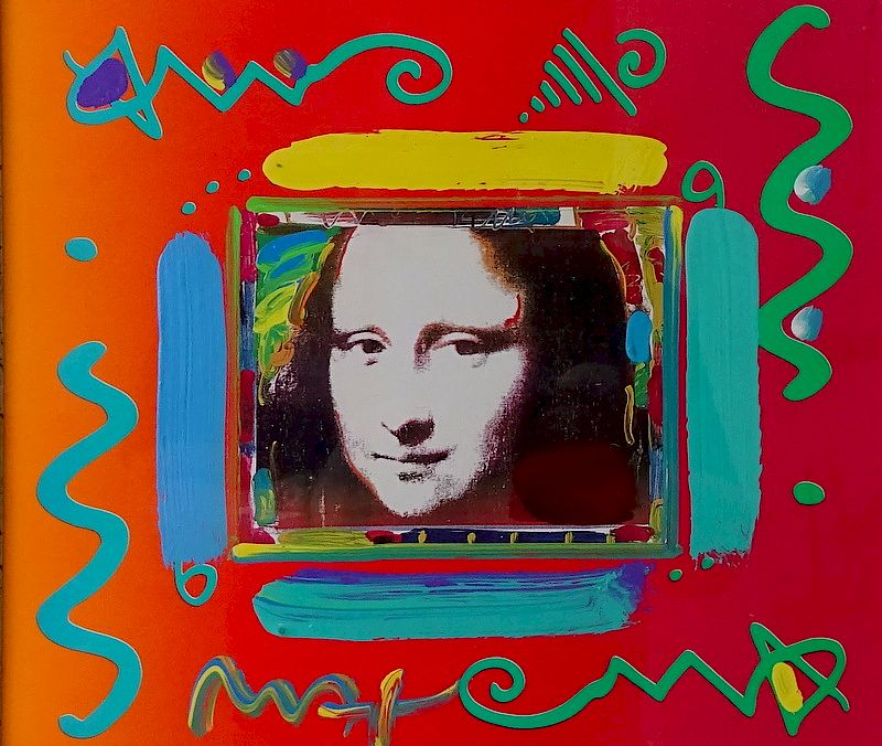 Appraisal: Peter Max AMERICAN Mona Lisa Peter Max AMERICAN Mona Lisa