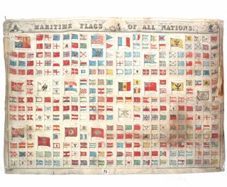 Appraisal: Maritime Flags of All Nations Engraving Maritime Flags of All