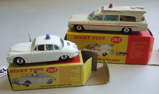 Appraisal: A Dinky superior Criterion Ambulance and a Dinky motorway police