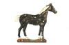 Appraisal: CAST IRON MARKER - th c figural double sided horse