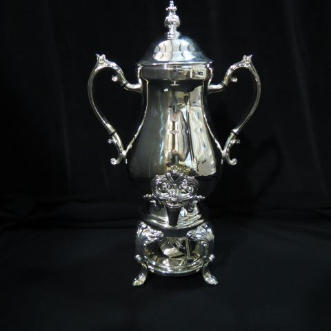 Appraisal: Silverplate Coffee Urn warmer base