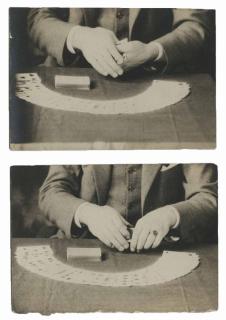 Appraisal: Vernon Dai Two Photographs of Dai Vernon's Hands Circa Both