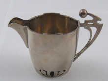 Appraisal: A Russian milk jug in the Pan Slavic manner mark