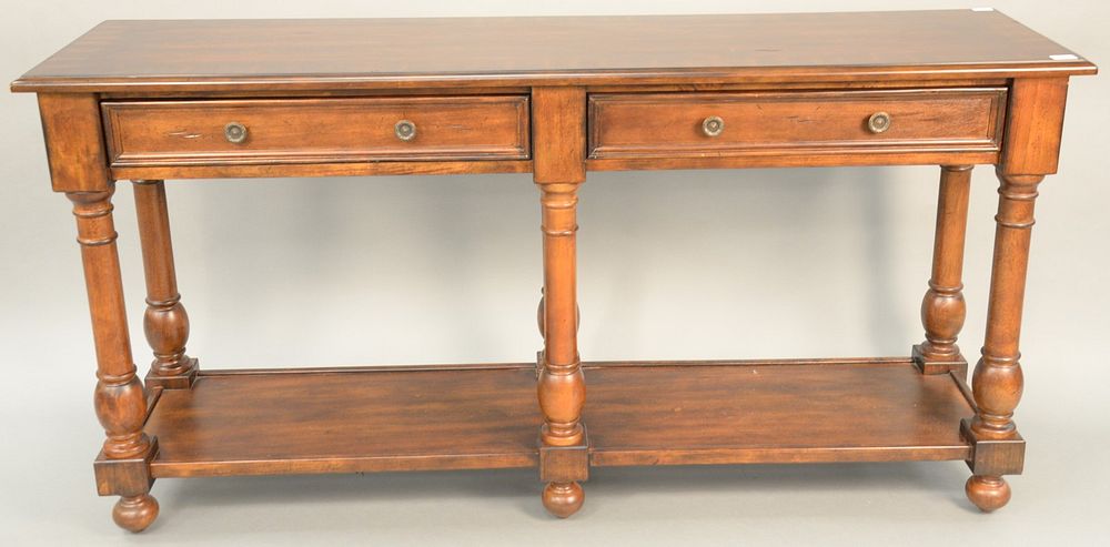 Appraisal: Contemporary hall table ht in wd in Provenance Former home