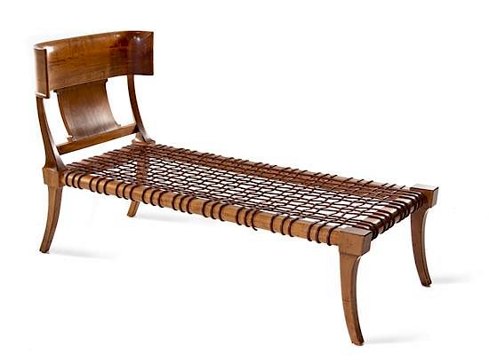 Appraisal: T H Robsjohn-Gibbings British - Klini Chaise Lounge Saridis of