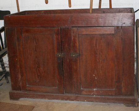 Appraisal: Victorian Pine Dry Sink Circa Height in cm Width in