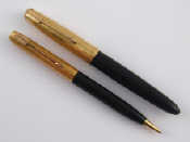 Appraisal: A Parker piston fill fountain pen and pencil set