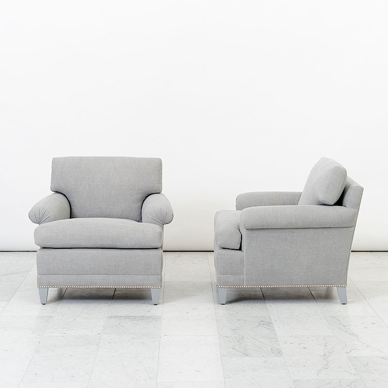 Appraisal: William Pahlman Pair of Club Chairs USA c Exclusive on