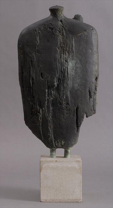 Appraisal: TH C SCHOOL BRONZE FIGURAL GROUP Initialed on back hbp