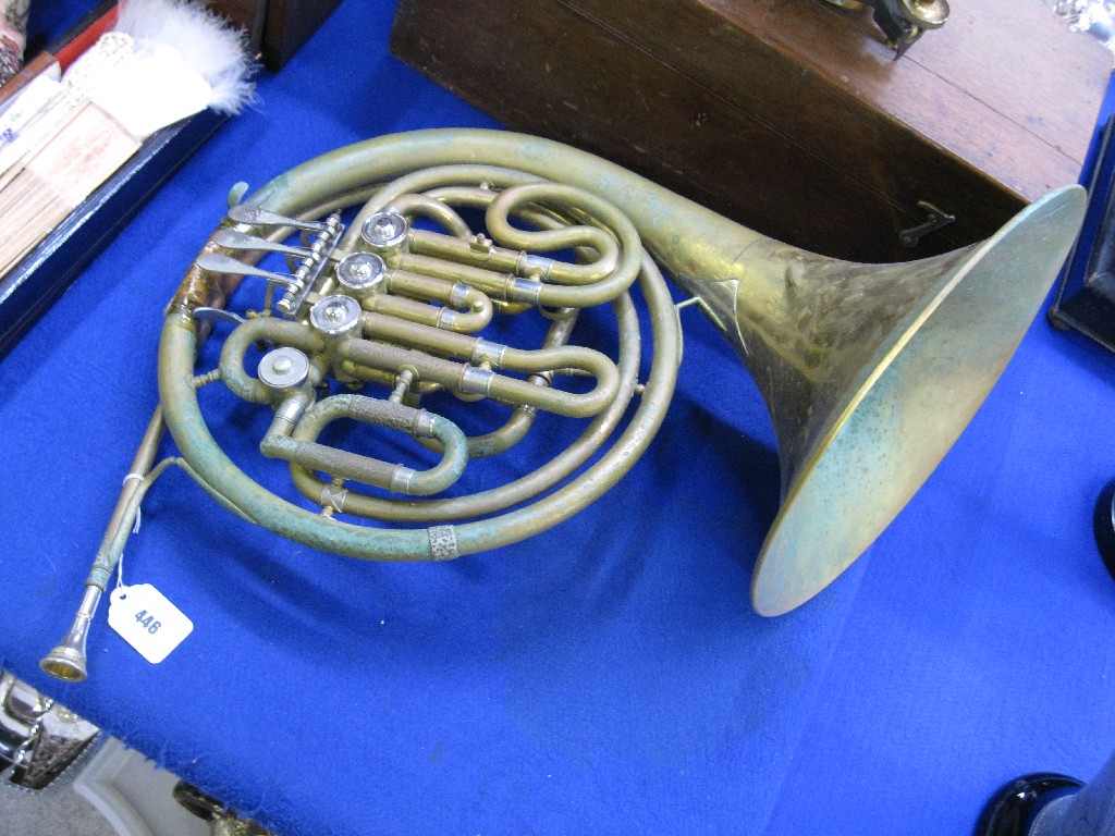 Appraisal: French horn case available