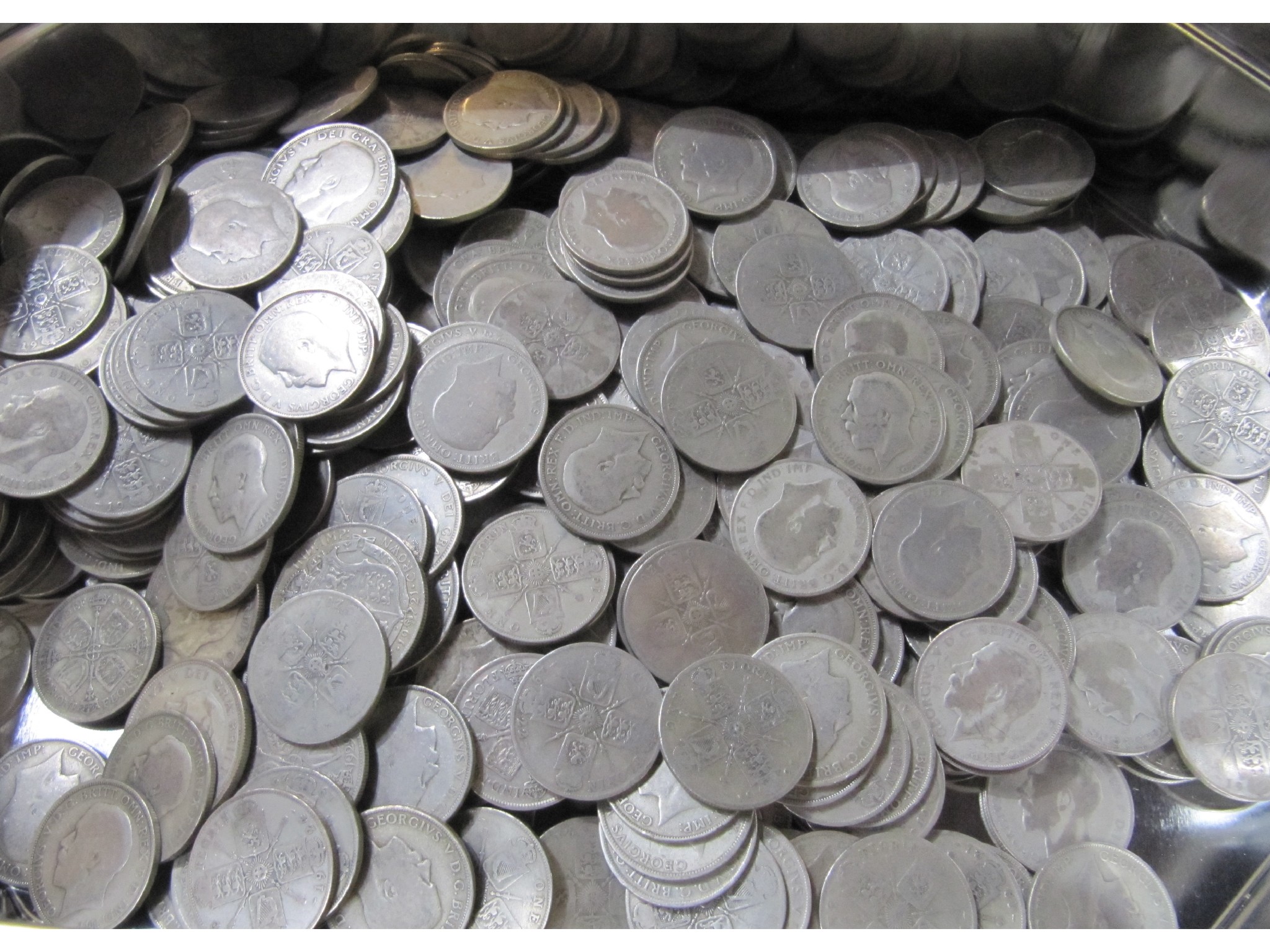 Appraisal: A large collection of GB pre- and pre- silver coinage