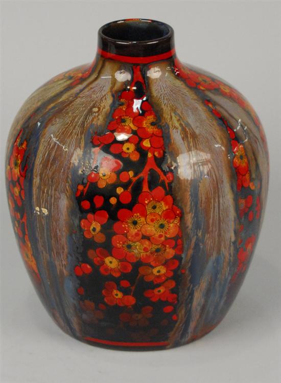 Appraisal: ROYAL DOULTON FLAMBE VASE signed SNG height inches Provenance Property