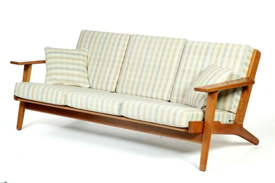 Appraisal: DANISH MODERN SOFA Designed by Hans Wegner made by Getama