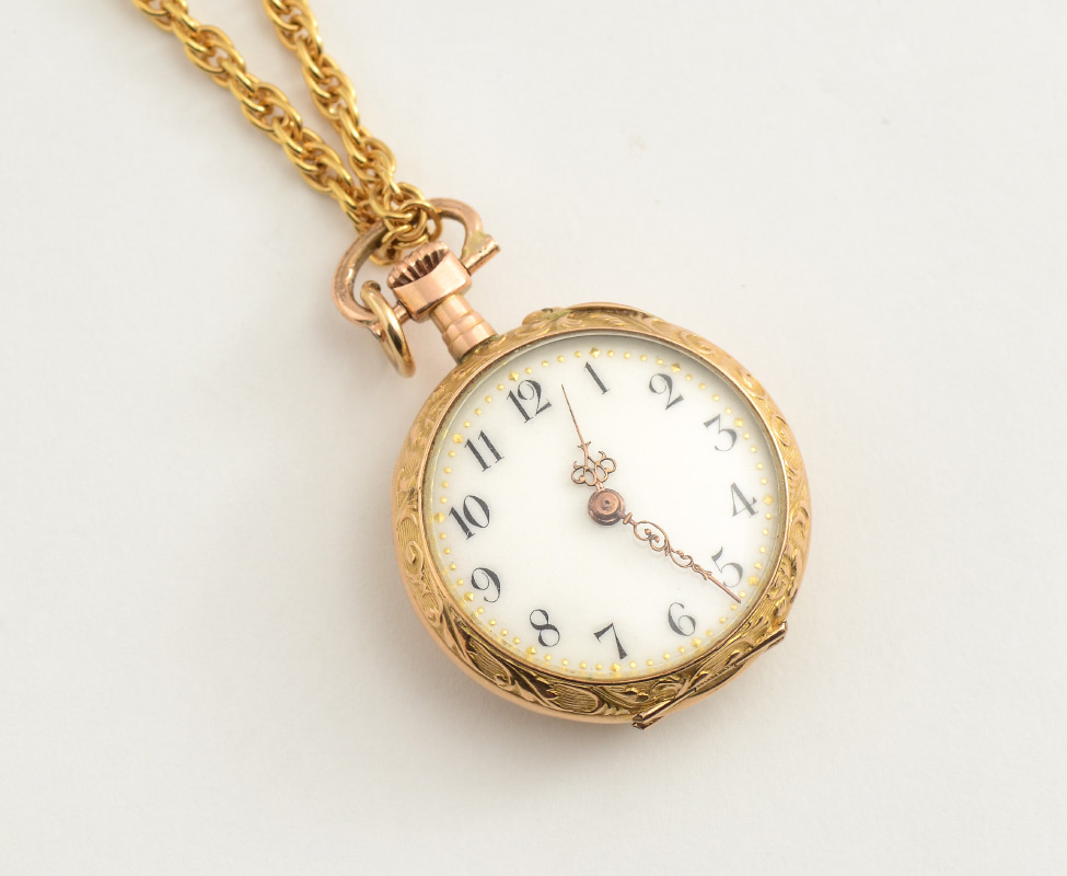 Appraisal: FRENCH K GOLD POCKET WATCH K gold open face French