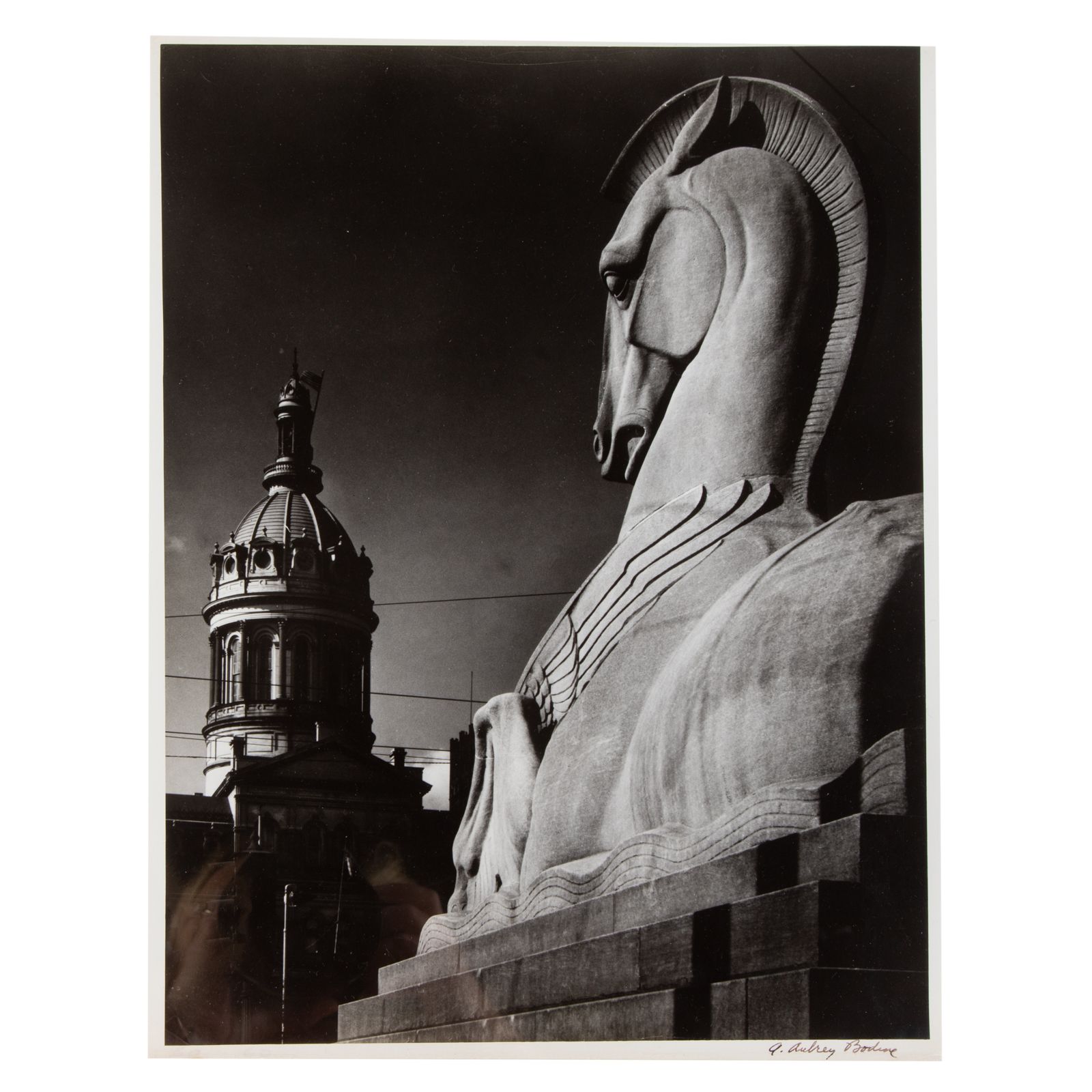 Appraisal: A AUBREY BODINE CITY HALL-BALTIMORE American - Gelatin silver print