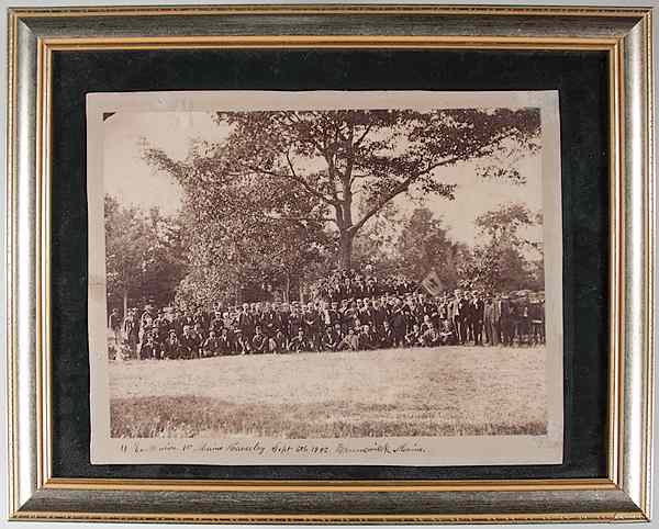 Appraisal: Civil War - Veterans GAR Reunion Photograph of the st