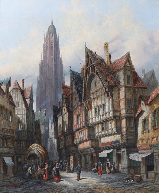 Appraisal: HENRY SCHAFER act - 'Frankfurt am Maine Germany' signed with