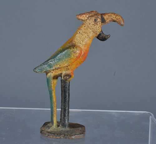 Appraisal: CAST IRON PARROT BOTTLE OPENERrusty vintage bottle opener Condition all