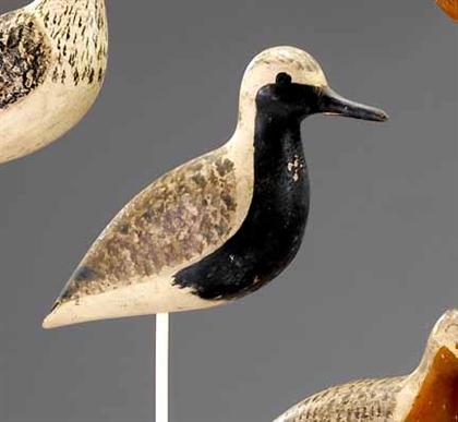 Appraisal: Black-bellied plover decoy h v shourds sr tuckerton new jersey