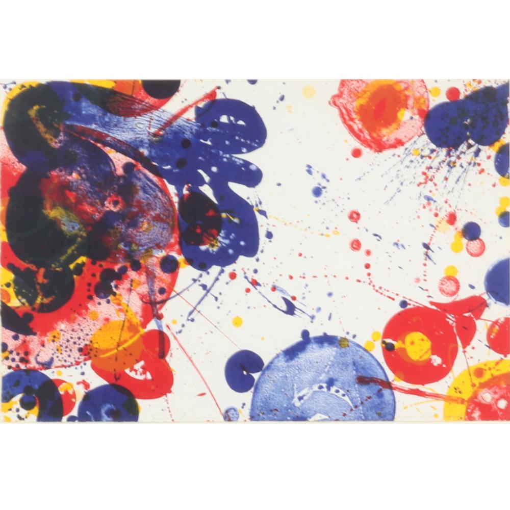 Appraisal: SAM FRANCIS AMERICAN - UNTITLED JUBILEE LITHOGRAPH H X W