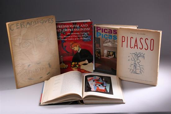 Appraisal: GROUP OF BOOKS ON PICASSO PAUL ELUARD PICASSO DESSINS Paris