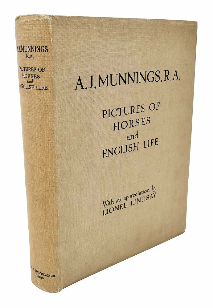 Appraisal: Pictures of Horses and English Life by A J Munnings