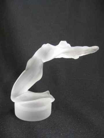 Appraisal: Lalique Crystal Figurine of a Nude car mascot shape lady