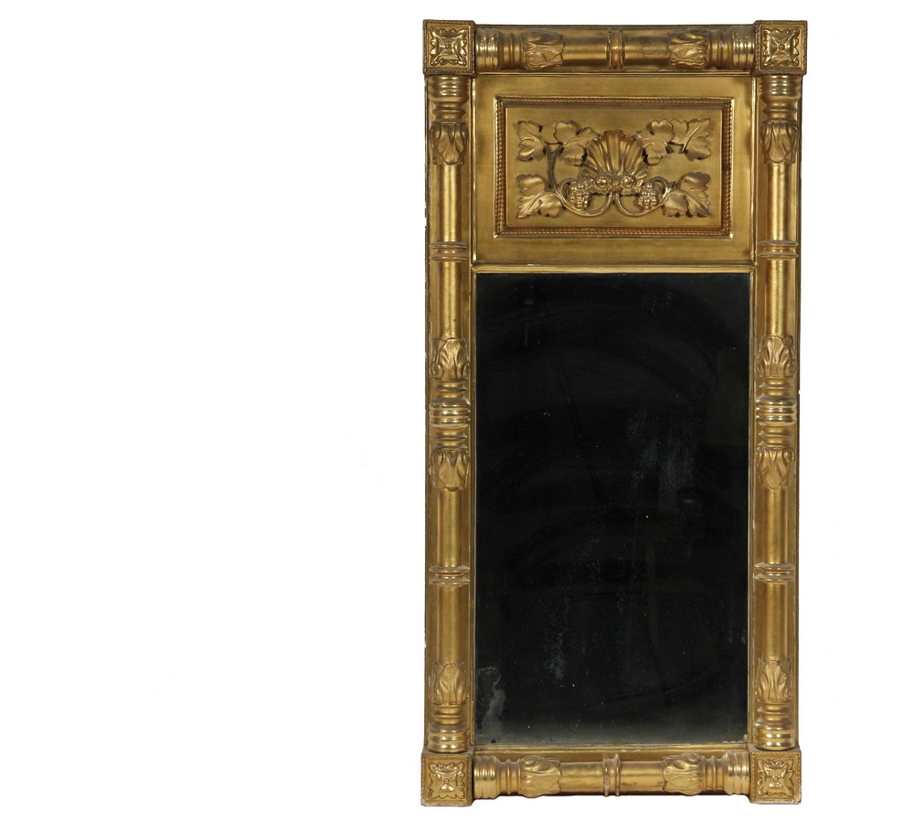 Appraisal: FEDERAL PERIOD MIRROR - Fine Quality Entry Looking Glass in