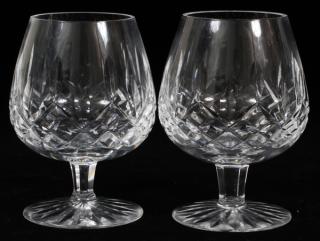 Appraisal: WATERFORD CUT CRYSTAL COGNAC LISMORE WATERFORD CUT CRYSTAL COGNAC LISMORE