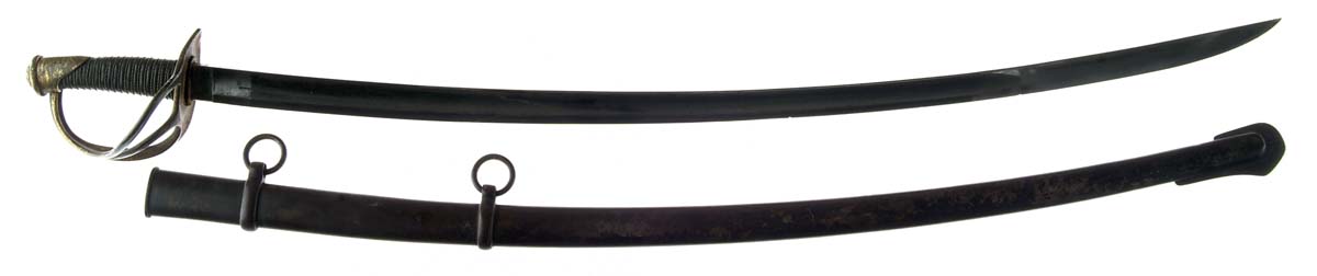 Appraisal: AMES MODEL CAVALRY SABER - dbl fuller blade Marked AMES