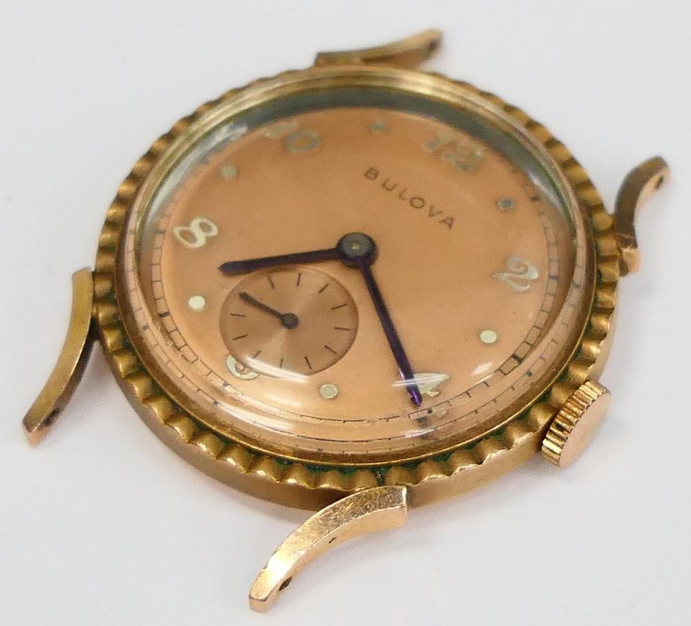 Appraisal: VINTAGE BULOVA KT ROSE GOLD FILLED GENTS WATCH Serial number