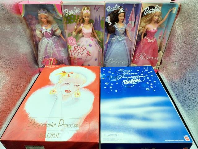 Appraisal: Princess Barbie Dolls - Includes Limited Edition Peppermint Princess Barbie