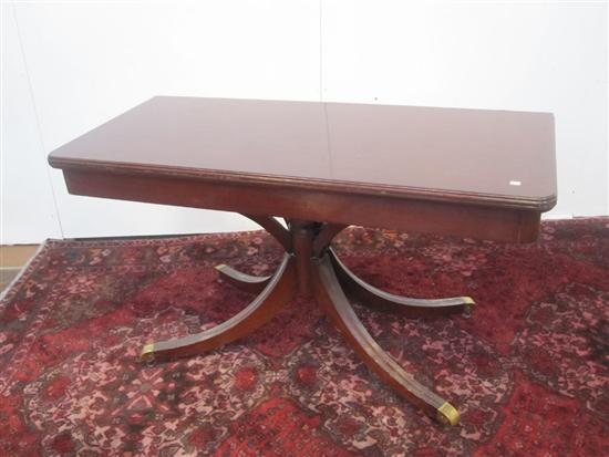 Appraisal: TABLE A th C Duncan Phyfe style flip top console