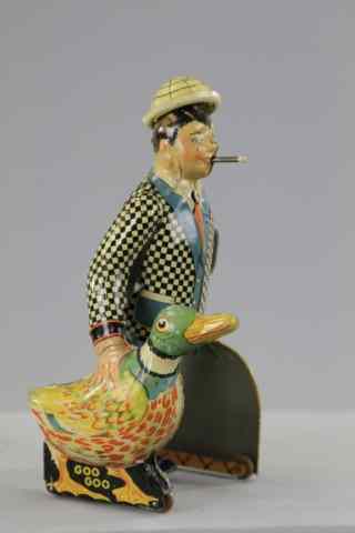 Appraisal: JOE PENNER AND HIS DUCK Louis Marx lithographed tin amusing