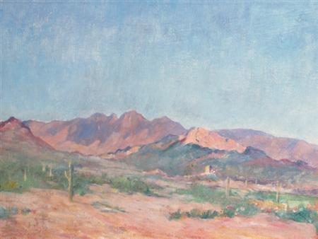 Appraisal: Albert Lorey Groll American - Desert Landscape Estimate -