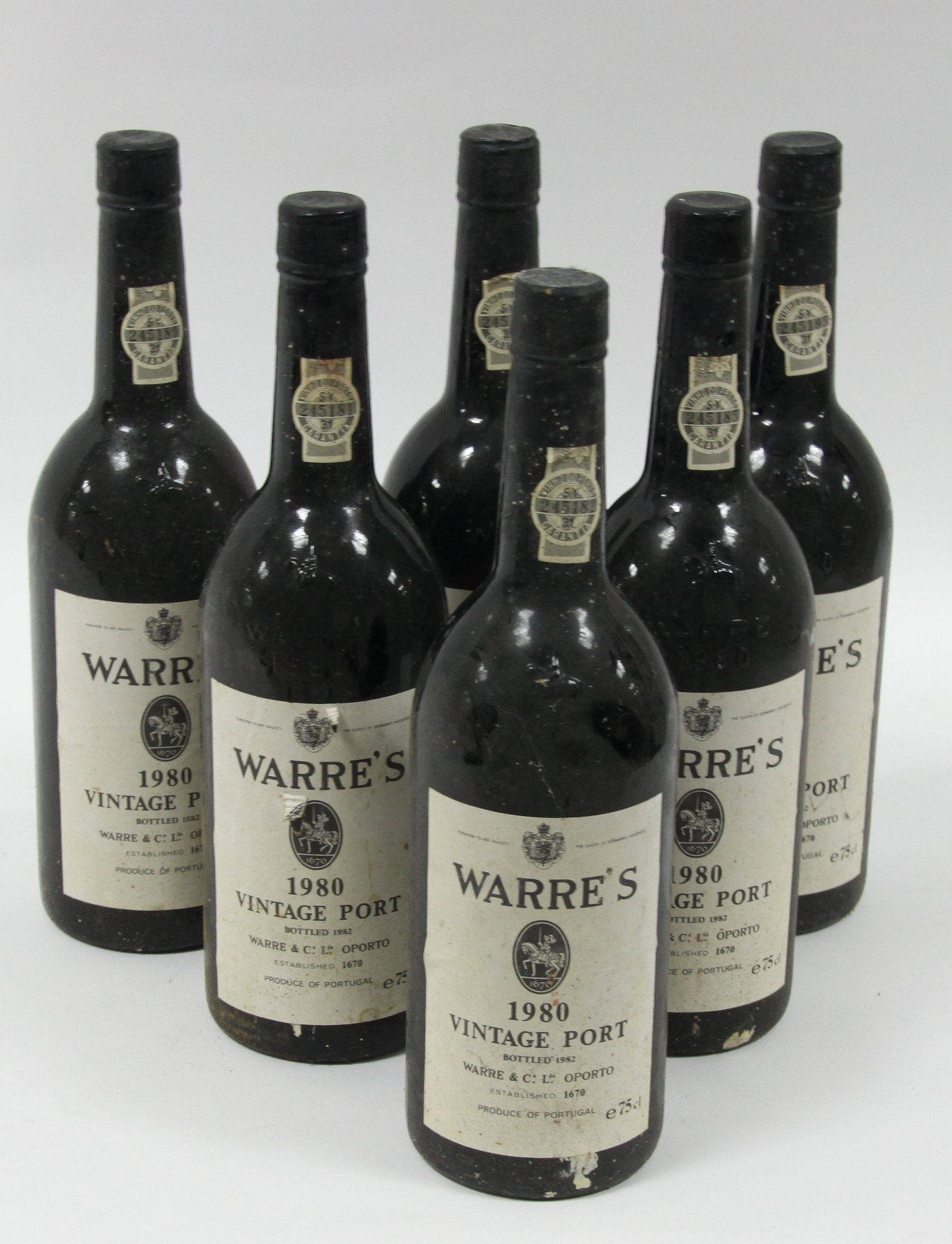 Appraisal: Warres Vintage Port six bottles