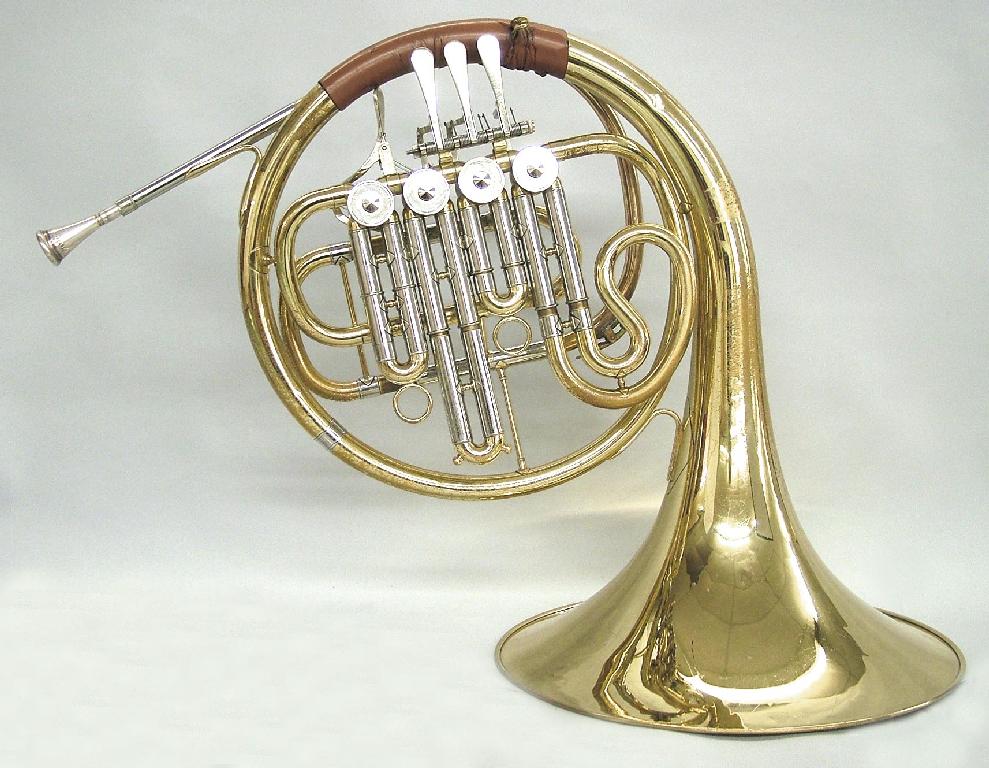 Appraisal: Yamaha YHR- gold lacquered French horn case