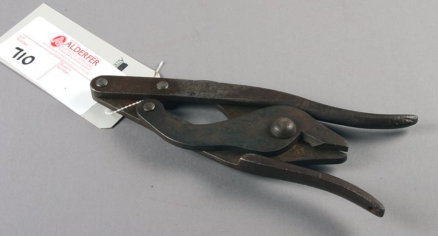 Appraisal: British folding wire cutter and pouch marked CHATER LEA LD