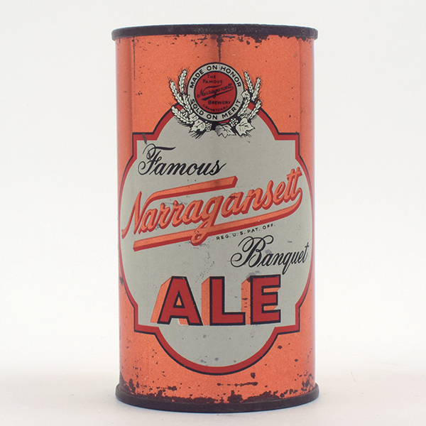 Appraisal: Narragansett Banquet Ale IRTP Flat Top TOUGH - Reference USBC