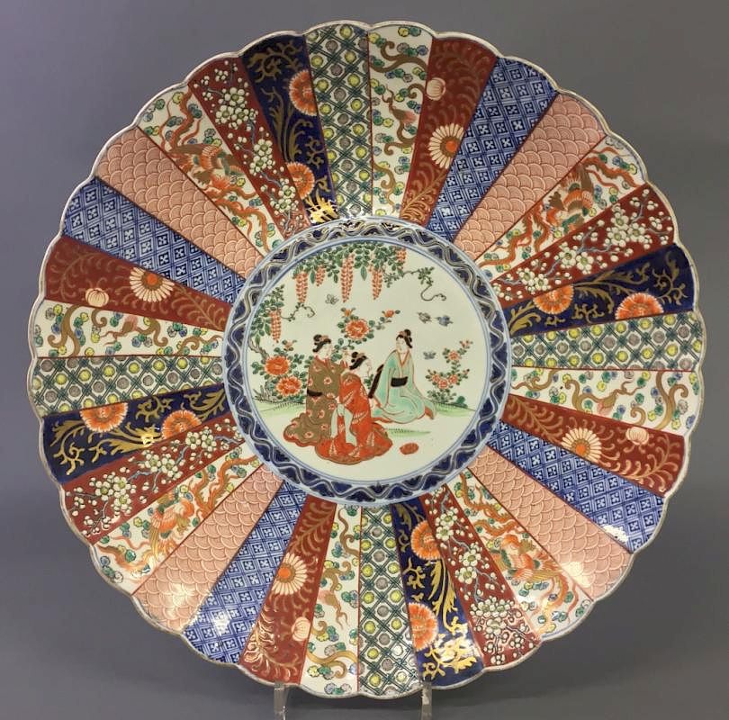 Appraisal: Large Imari Charger Large Imari charger th c dia