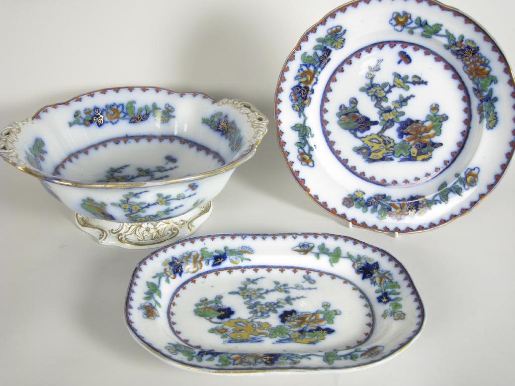 Appraisal: A mid th Century Copeland Late Spode part Dinner Service