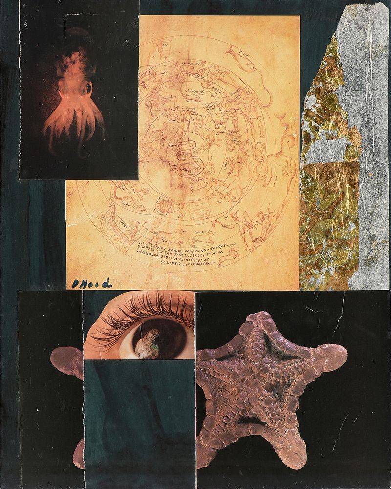 Appraisal: DOROTHY HOOD American Texas - A COLLAGE Untitled DOROTHY HOOD