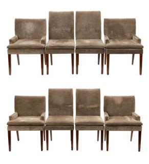 Appraisal: Set Holly Hunt Custom Upholstered Dining Chairs Holly Hunt American