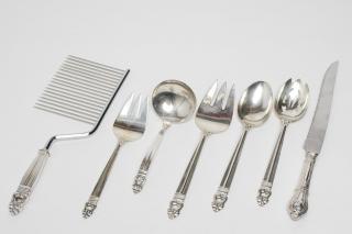 Appraisal: International Silver Royal Danish Serving Items Sterling silver flatware in