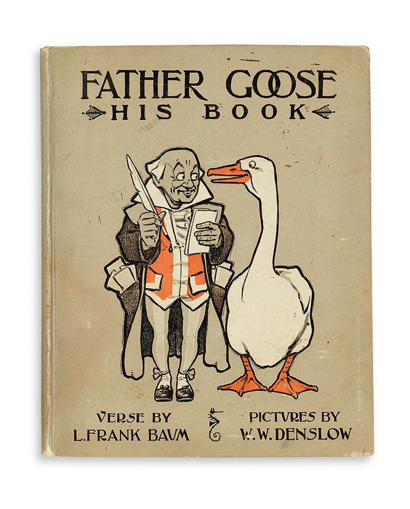 Appraisal: CHILDREN'S LITERATURE BAUM FRANK L Father Goose His Book Illustrated