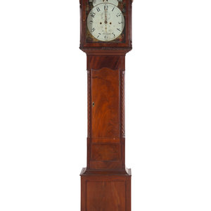 Appraisal: An Irish George III Mahogany Tall Case Clock Circa the